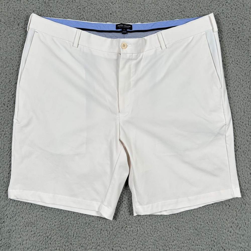 Peter Millar‎ Crown Crafted Men's White Performance Golf Shorts 42 Golf Active